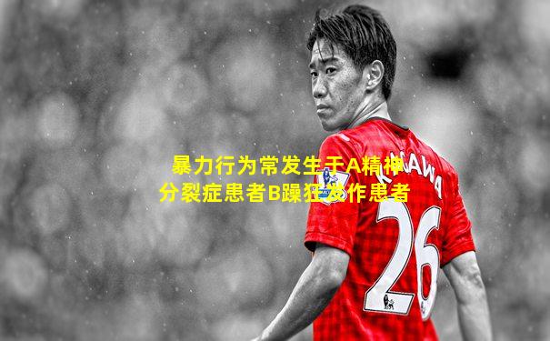 暴力行为常发生于A精神分裂症患者B躁狂发作患者